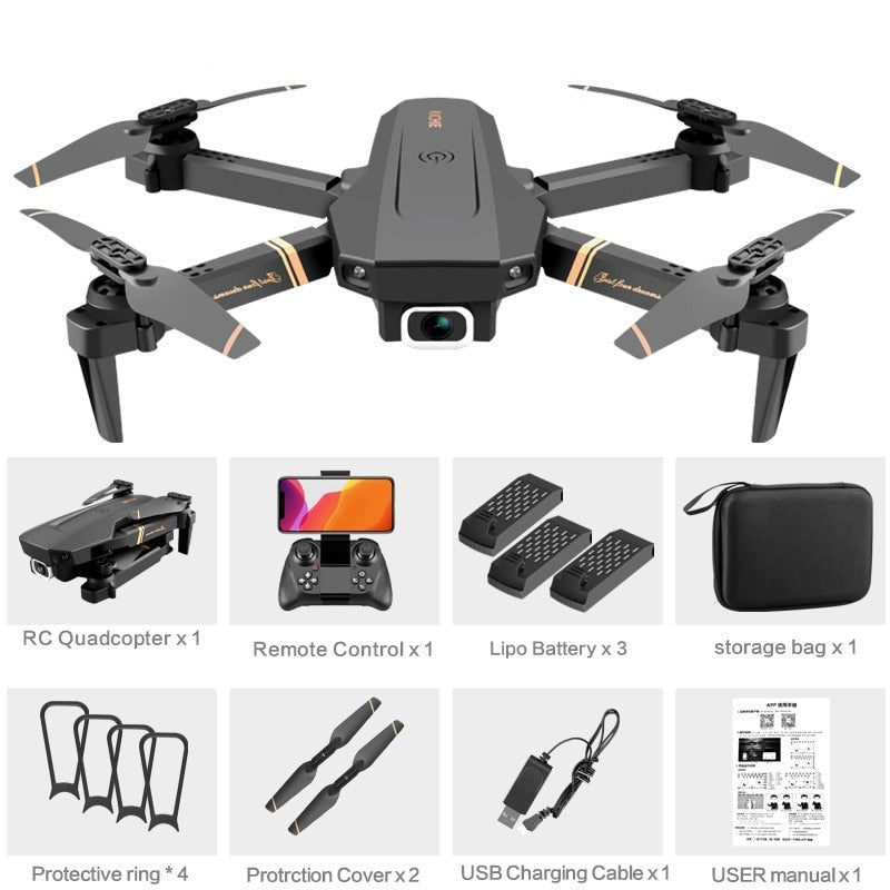 4k HD Wide Angle Camera Drone