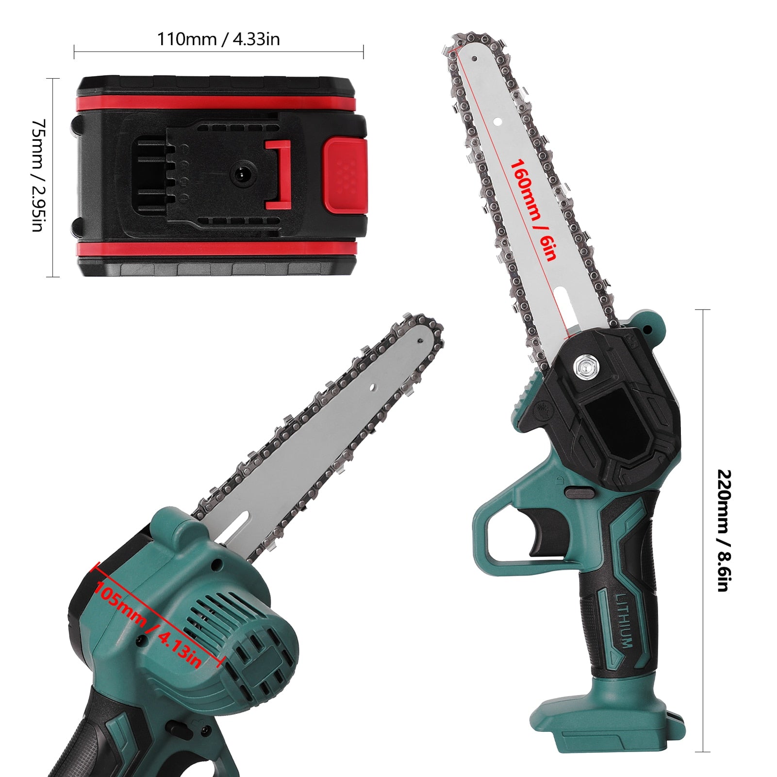 Portable Mini Electric Pruning Saw